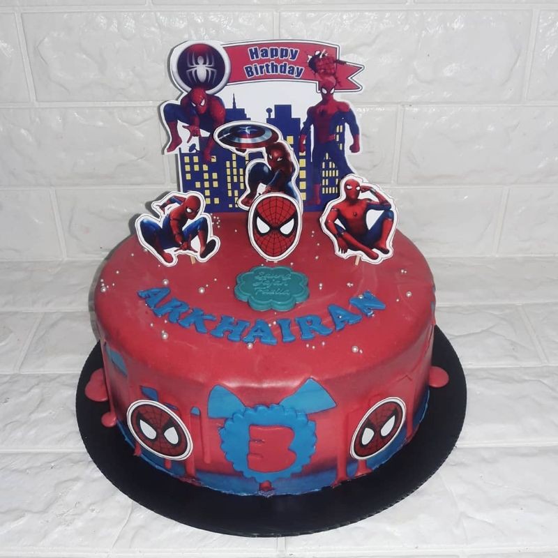 

kue ulang tahun spiderman batman