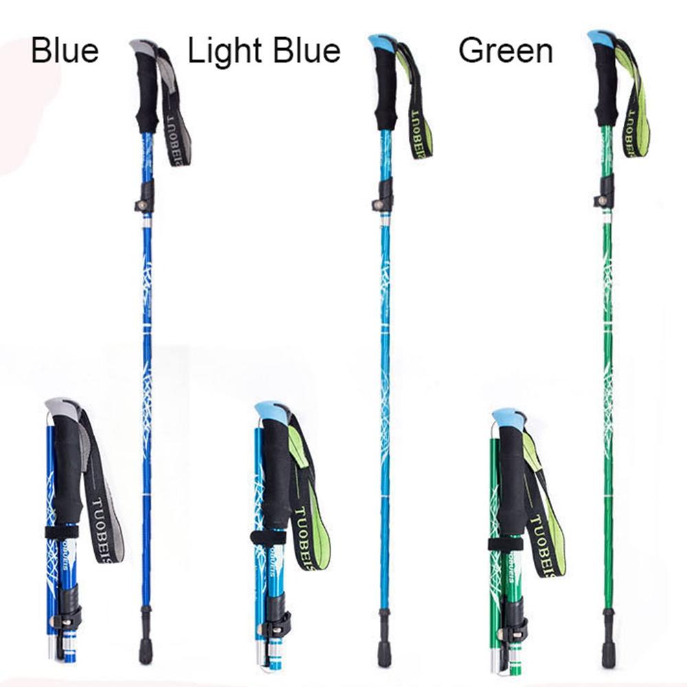 Pineapple Foldable Walking Sticks Tongkat Teleskopik Ultralight Aluminium Outdoor