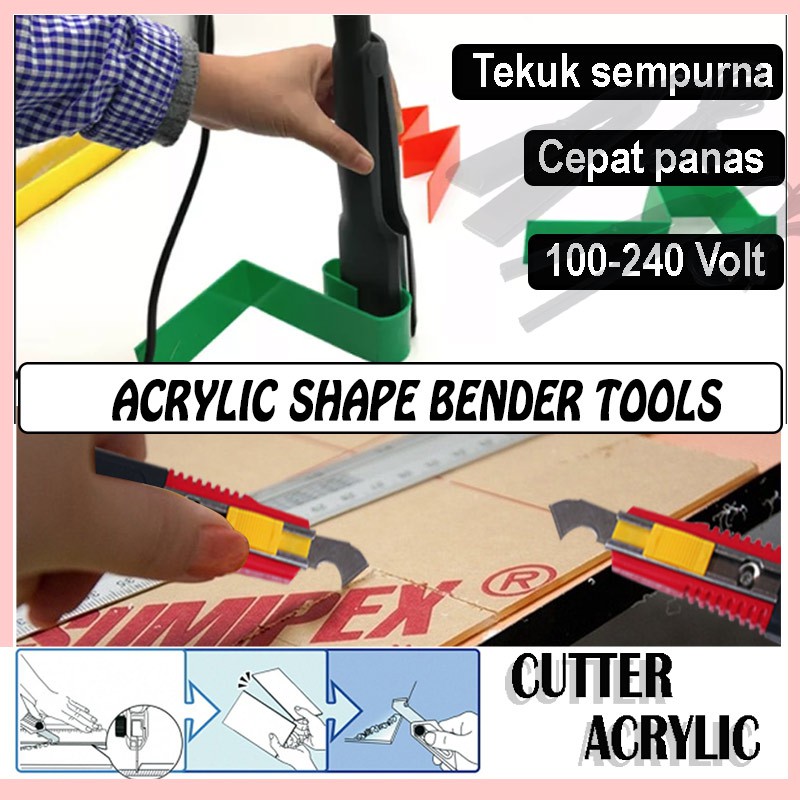 ALAT TEKUK AKRILIK / ALAT BENDING ACRYLIC MODEL CATOK SET 2 PCS