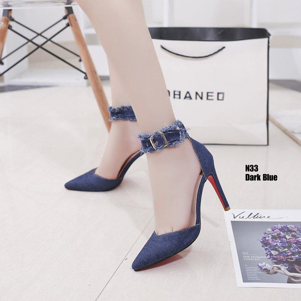 sepatu high heels 10 cm