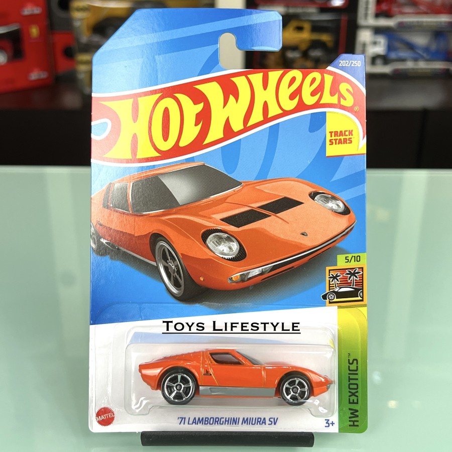 Mobil Hotwheels Hot Wheels Diecast - 71 Lamborghini Miura SV