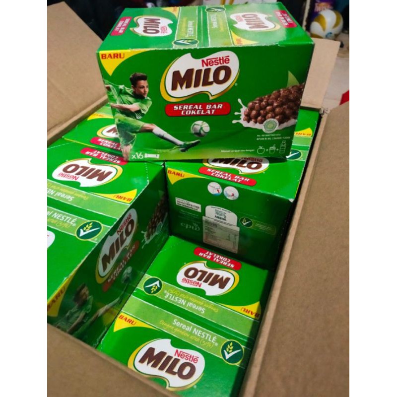 Milo Cereal Bar Box (23.5gr x 16 pcs)