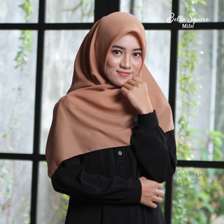  Bella  Square  Warna  Part 1 Hijab Segi Empat Shopee 