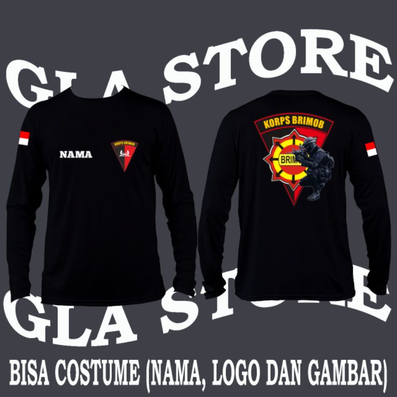 KAOS KORPS BRIMOB | BAJU BRIMOB | SETELAN PRIA