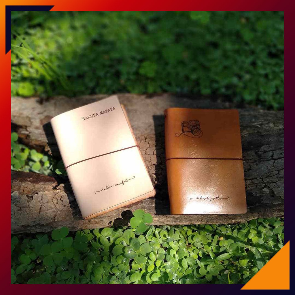 

Buku Catatan Jurnal Travel Notebook A5 Kulit