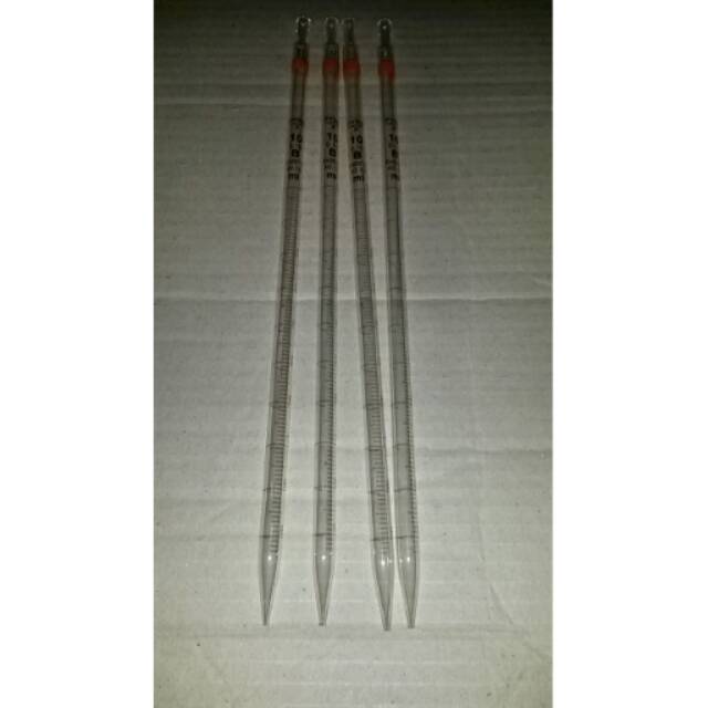 Pipet ukur measuring pipet pyrex lengkap