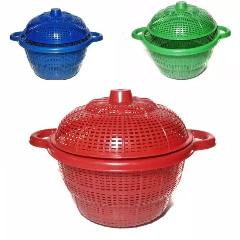 SANGKU SUPER boboko tempat nasi wakil bakul warna plastik+ tutup