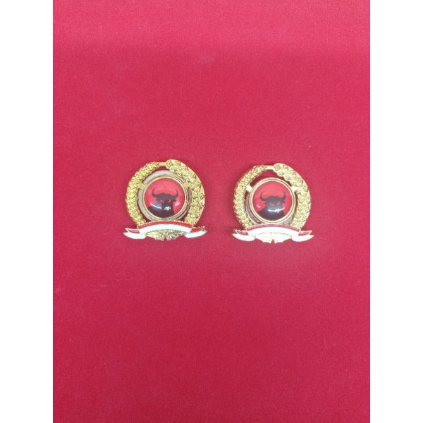 Pin PDI Perjuangan | Pin Bulat | Bros | Jual Pin | Jual Bros | Pin Partai | Pin Aesthetic | Pin Akse
