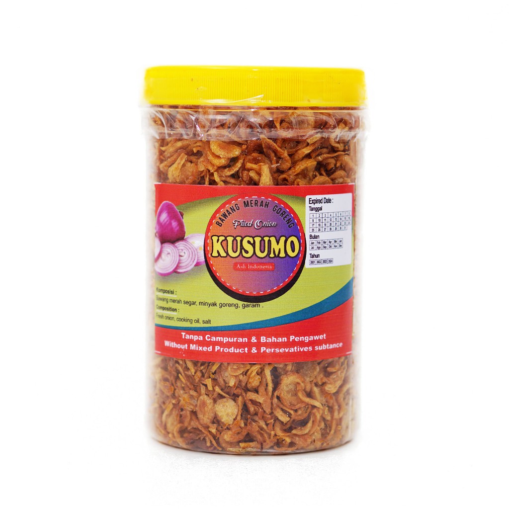 

BAWANG MERAH GORENG ORIGINAL PREMIUM KUSUMO KHAS SOLO 330 GRAM