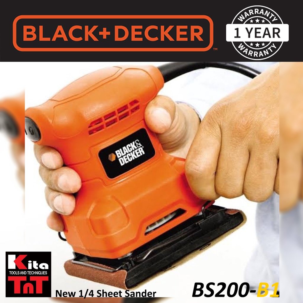 Jual BLACK + DECKER - Mesin Amplas / Sheet Sander - BS200-B1 | Shopee ...