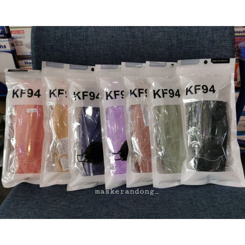 Masker KF94 Warna Nude Kekinian Isi 10pcs