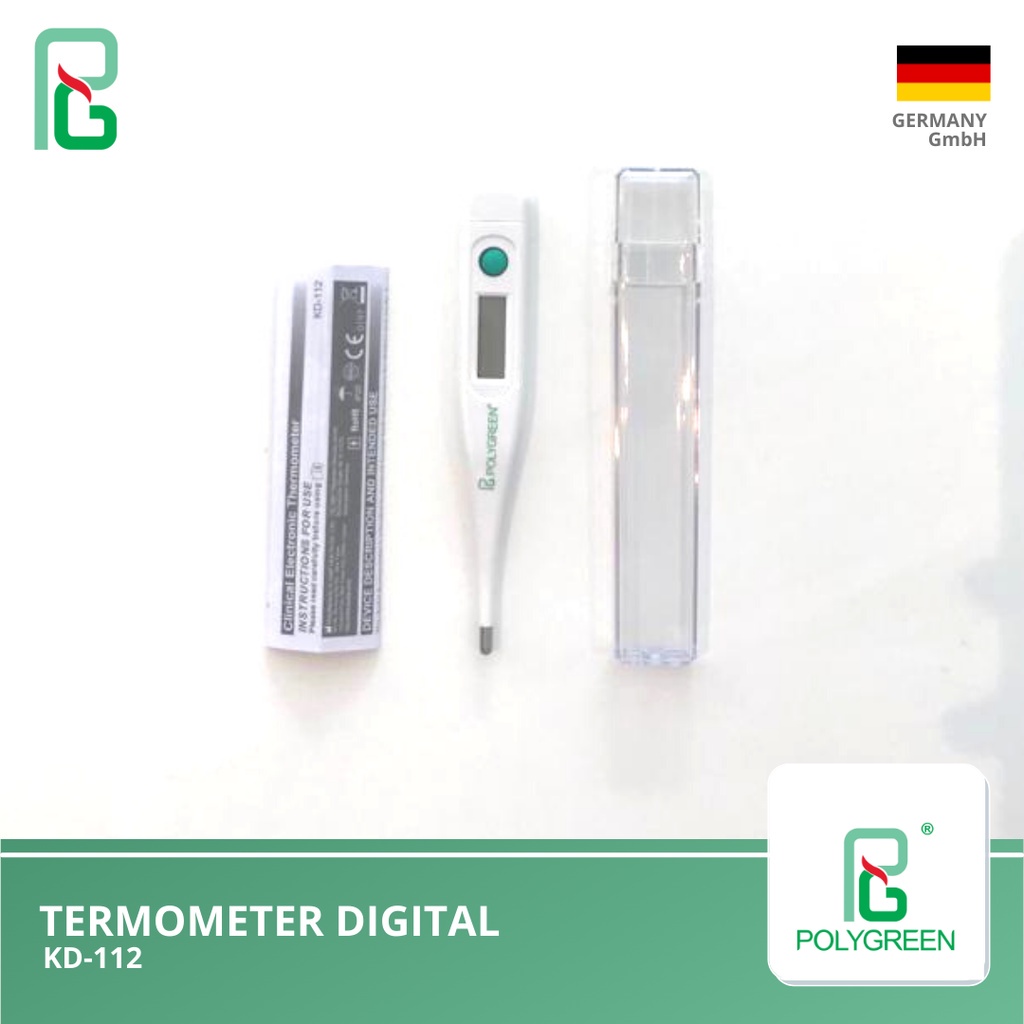 TERMOMETER CLINICAL ELECTRONIC POLYGREEN 940112