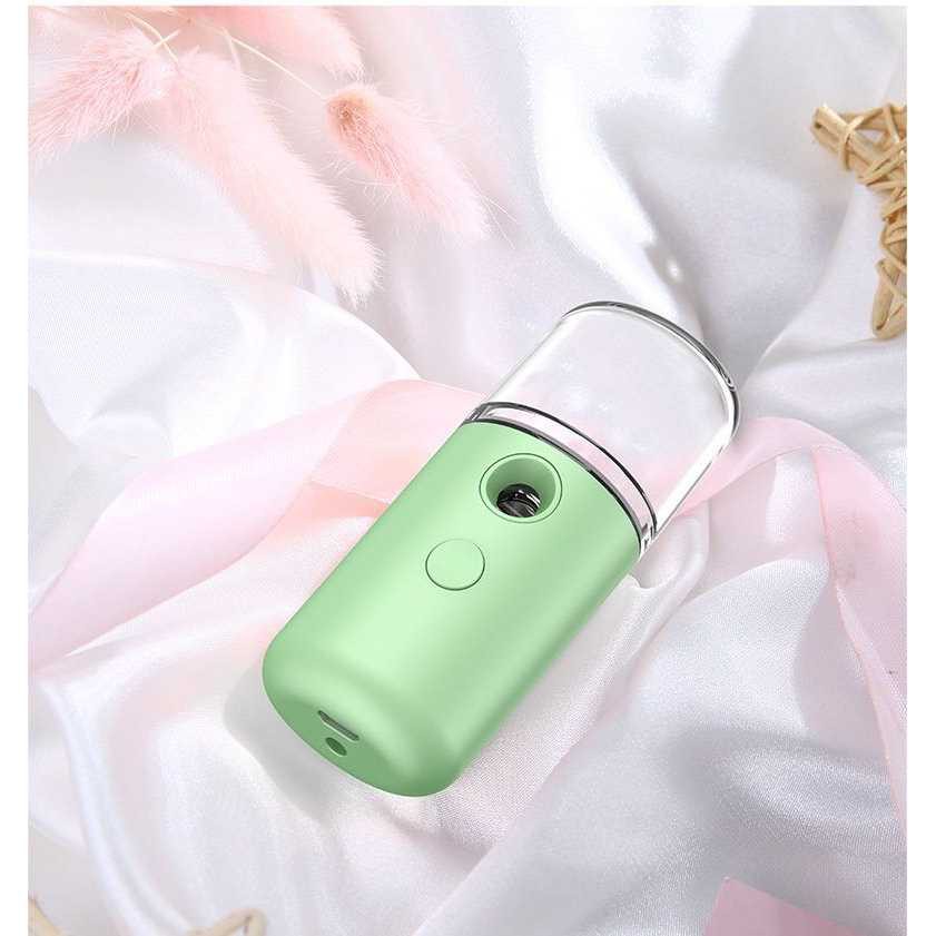 Nano Mist Sprayer Facial Steamer Moisturizer Nebulizer USB Humidifier Spray Wajah Sepray Pelembab