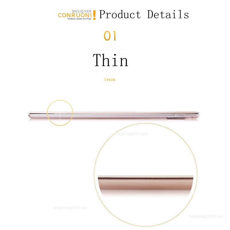 Case Tablet Magnetik Ultra Slim Untuk Galaxy Tab S6 Lite 2020 SM-P615 10.4 SM-P610