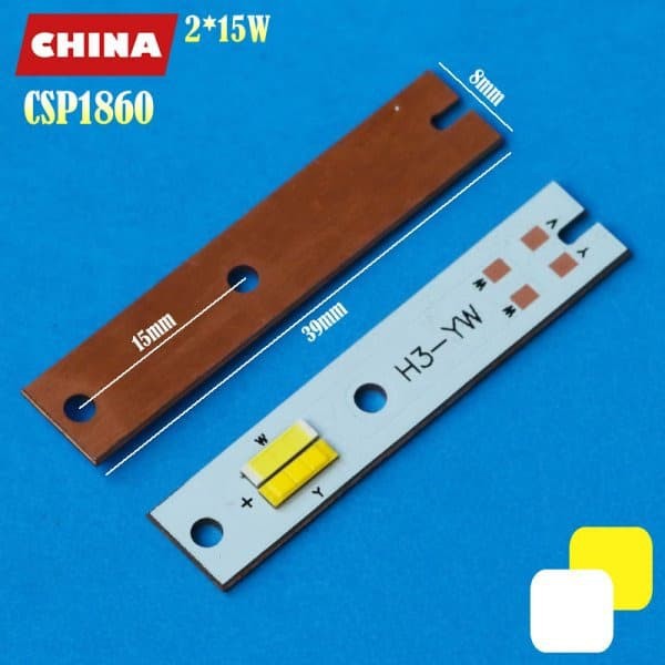 Bohlam Led Sorot CSP 1860 MCP 30W Gold White 2x15W LED BiLED 11V