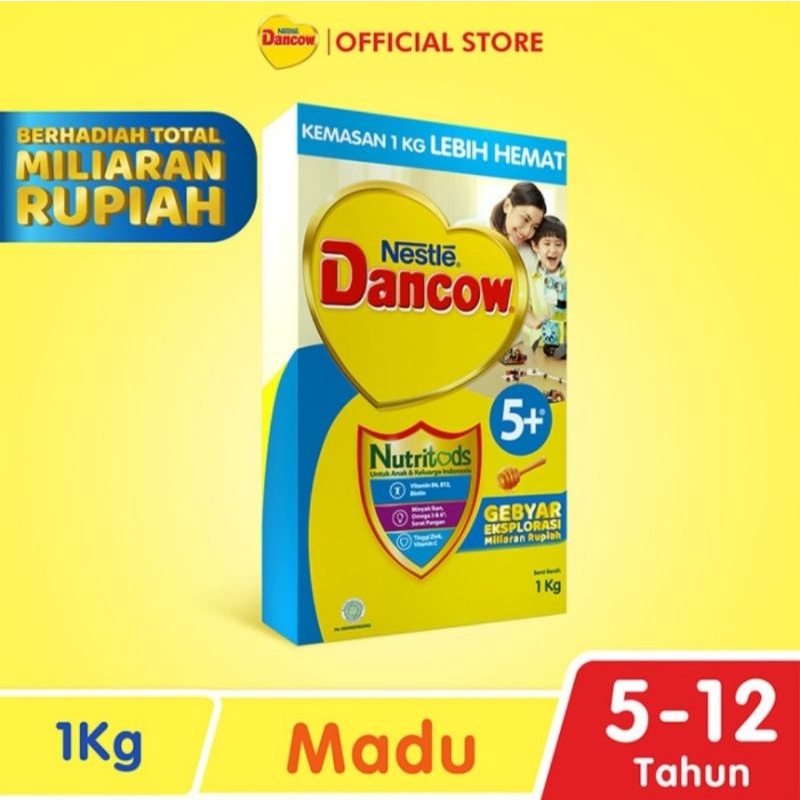 

Dancow 5+ Madu & Coklat 1kg