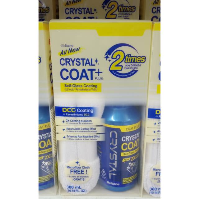 All New Crystal Coat Plus Bullsone Original / Self Glass Coating
