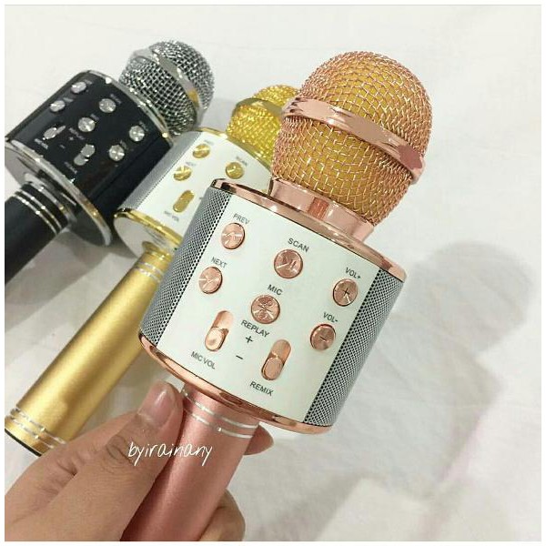 MIC BLUETOOTH WIRELESS WS858 - MIC KARAOKE WS 858