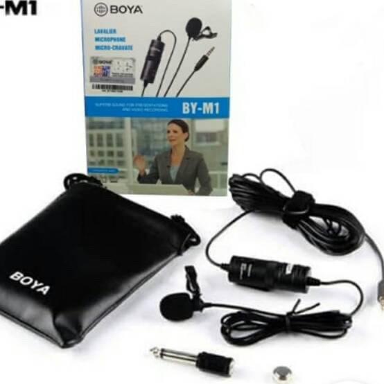 ❄ Microphone Mic Clip On Boya BY-M1 Lavalier / Mic Boya M1 / Boya By M1 / Mic Hp / Mic Clip On ۝