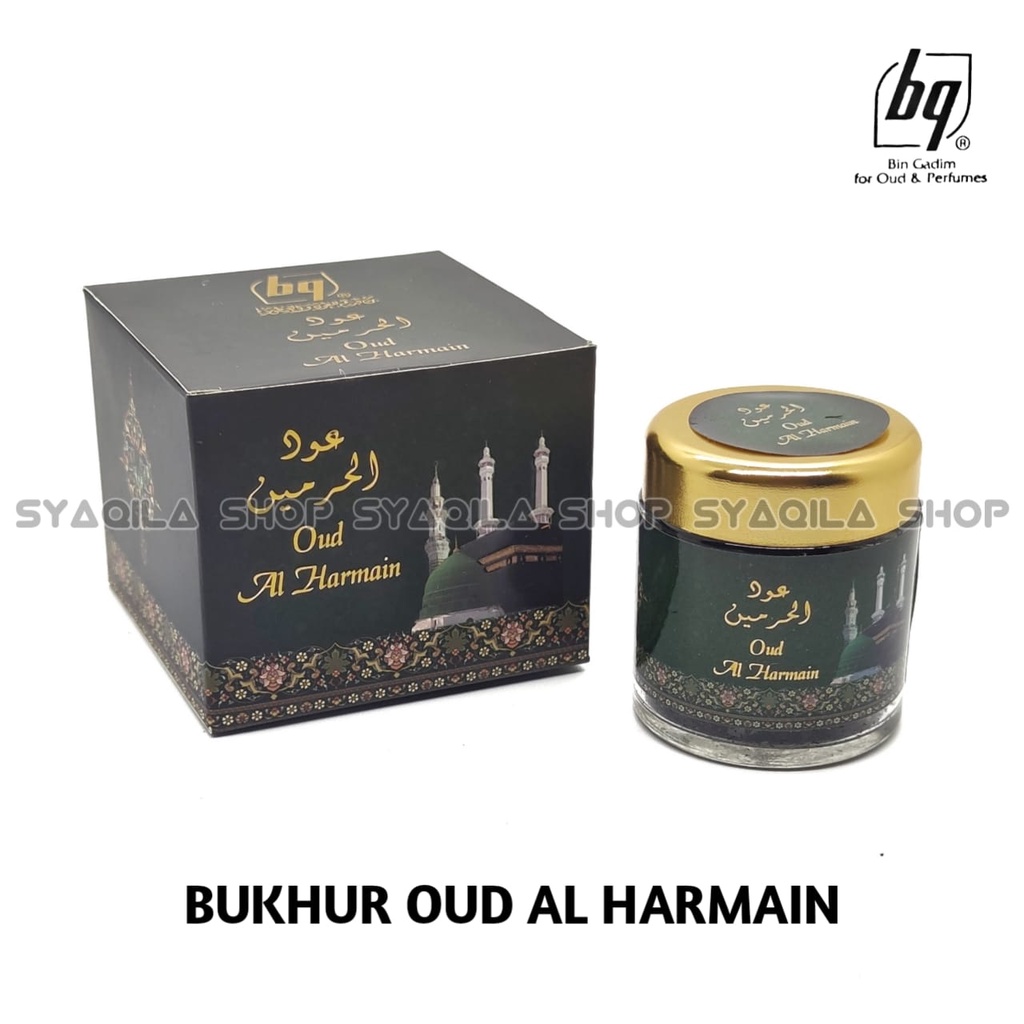 Bukhur Oud Al Harmain Bin Gadim BQ Buhur Al Haramain Madinah Dupa Arab Bakhour Kemenyan Dupa Bakhoor Madina 30 Gram