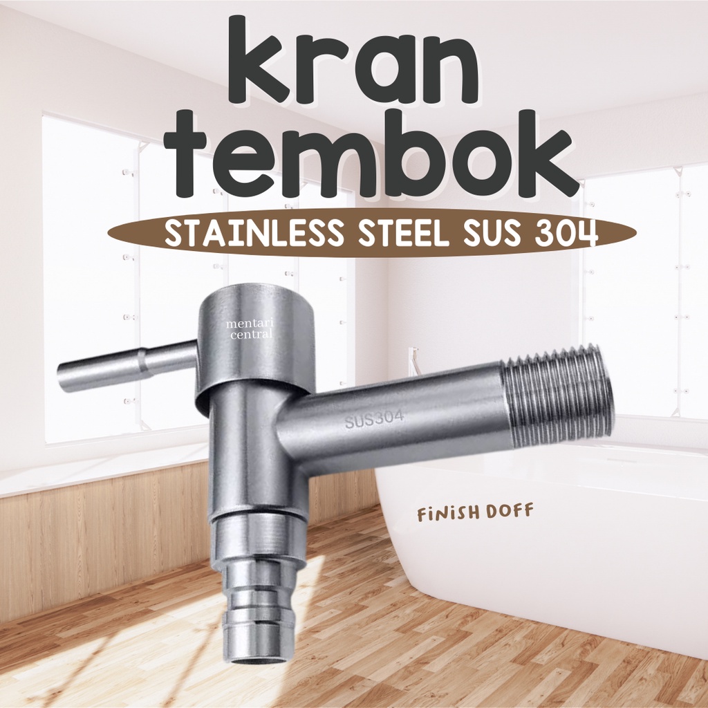 KERAN AIR TEMBOK KRAN AIR TEMBOK KRAN AIR  KRAN SELANG  TAMAN STAINLESS 304 FAUCET TERMURAH HIGH QUALITY