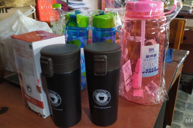 Thermos - Termos Travel Double Wall Stainless Steel Vacuum Cup Travel Mug B46