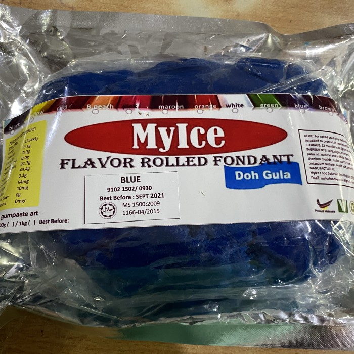 

My Ice Icing fondant Blue 1 kg / icing fondant