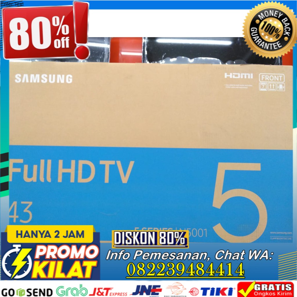 BIG PROMOPROMO LED TV SAMSUNG 43" 43N5001 43 INCH USB MOVIE HD HDMI FULL HD