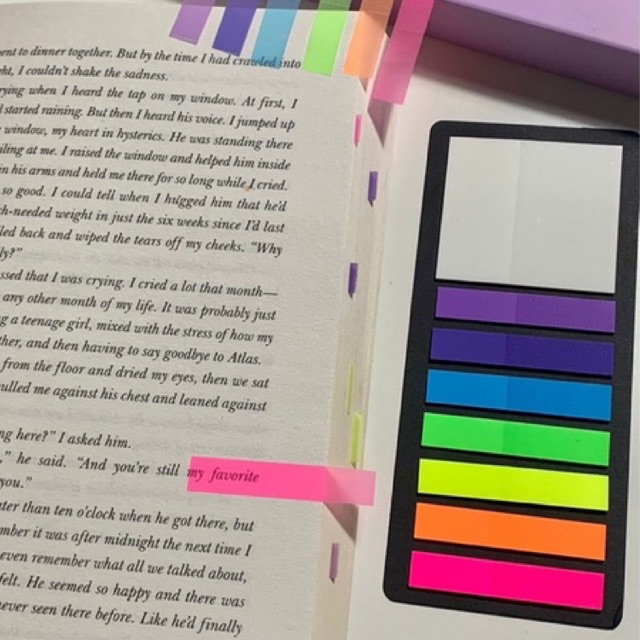 [BISA COD] 2in1 Sticky Notes Transparant / Post It / Index Mark-3