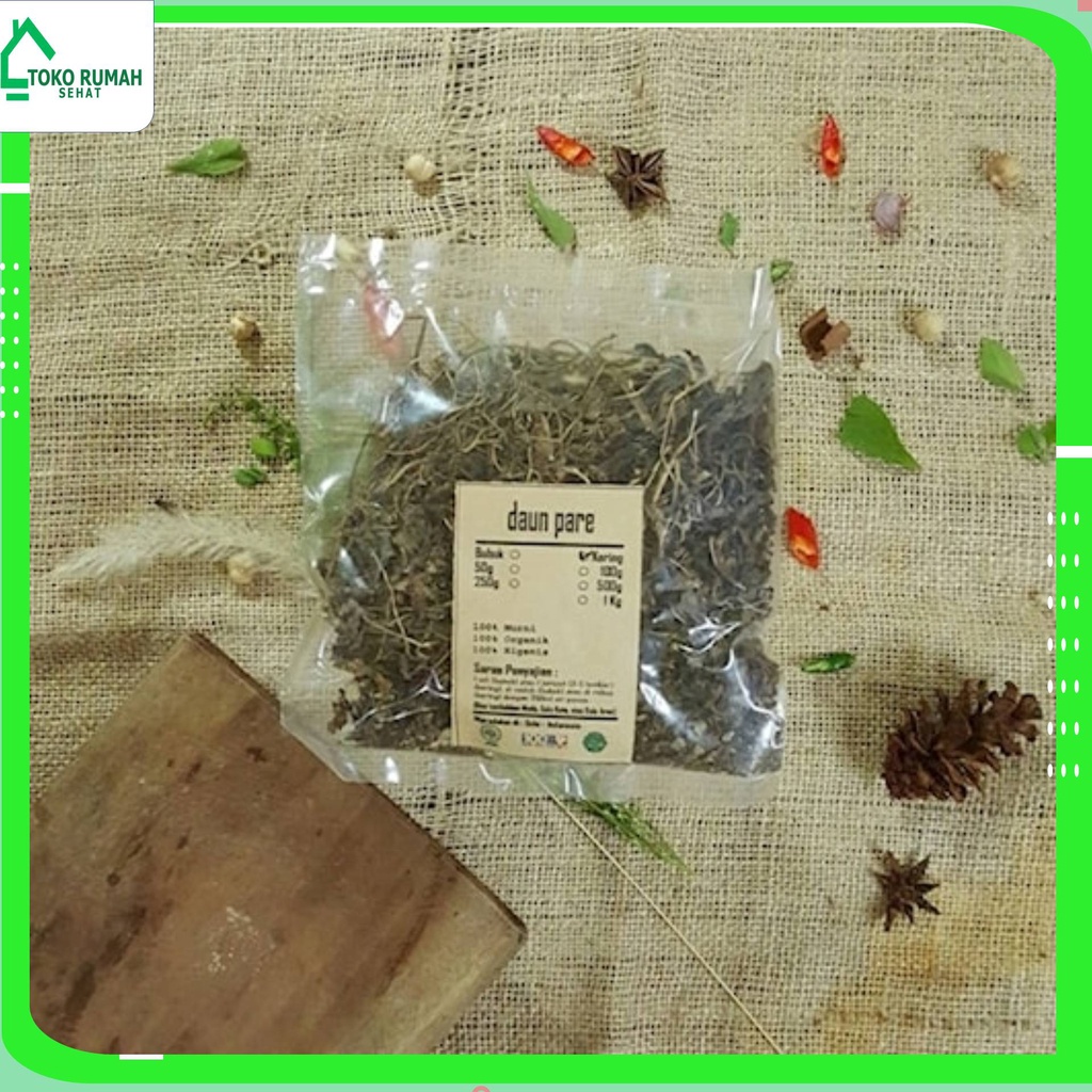 

DAUN PARE KERING 100 gr - Momordica Charantia - MURNI - JSR - RE