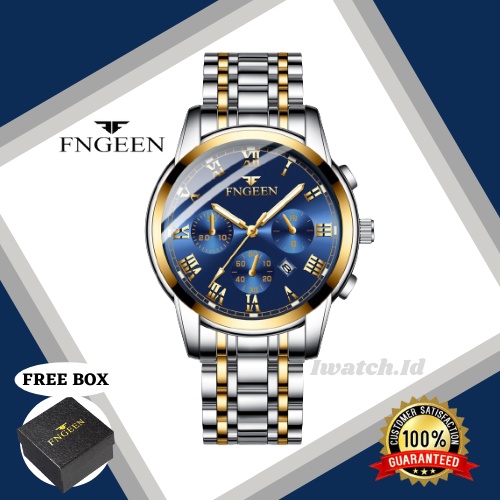Jam Tangan FNGEEN 4006 Pria Original Asli Keren Anti Air Terbaik Murah Berkualitas