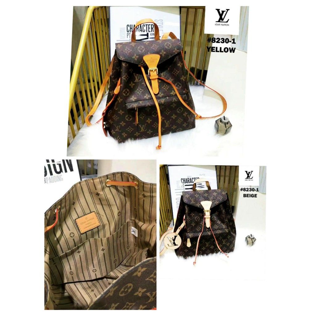 Tas RANSEL LOUIS VUITTON 8230-1 CVB 89 batam impor original fashion branded reseller sale