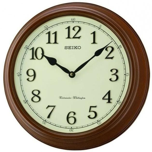 Jam Dinding Seiko Kayu Dual Chime