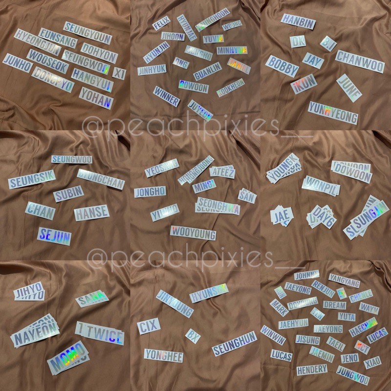 part 1 READY STIKER STICKER KPOP MURAH NCT WAYV ATEEZ CIX DAY6 TWICE VICTON IKON NCT 2020