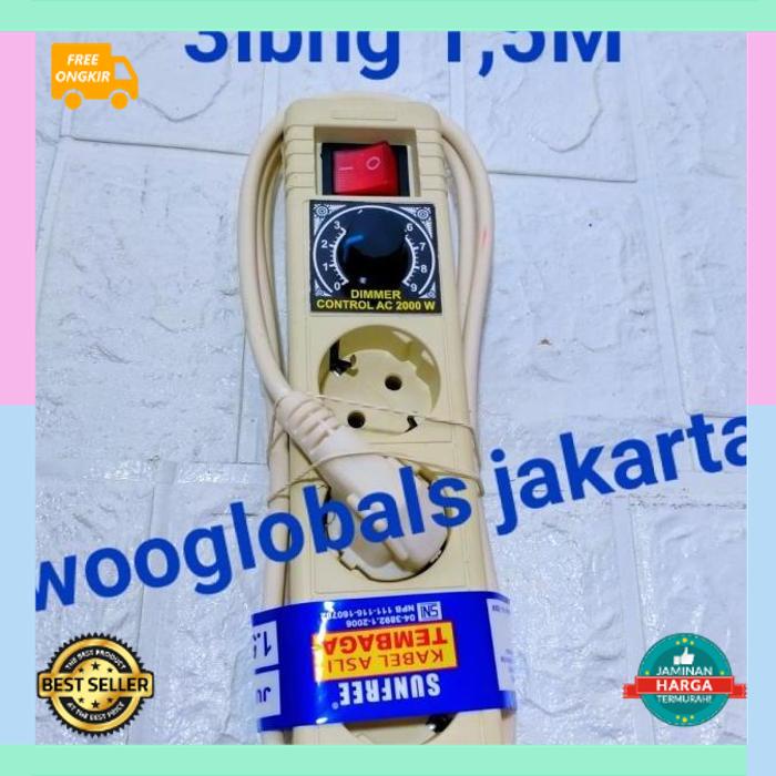 KONEKTOR HOSE PNEUMATIC STOP DIMMER KONTAK SAKLAR 2000w DIMER STOPKONTAK PENGATUR KECEPATAN COD
