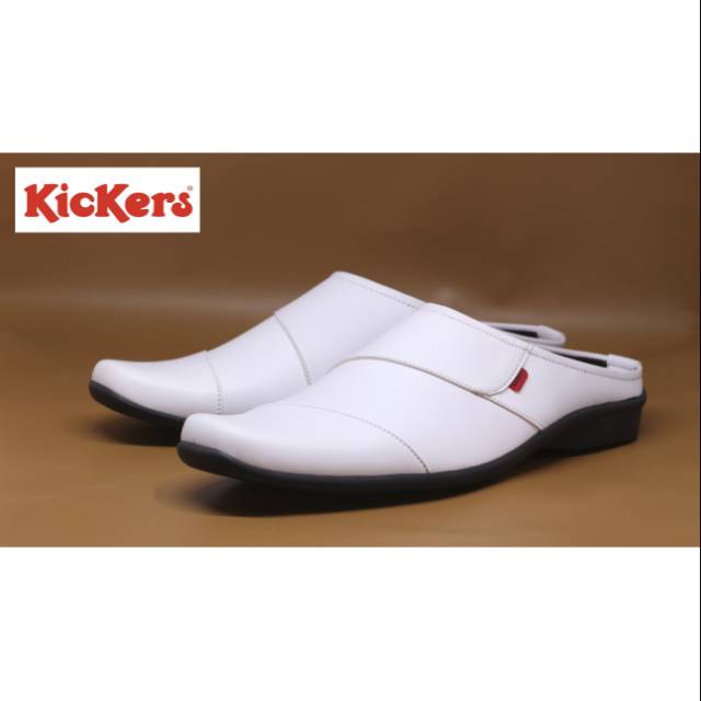 Shoestory Sandal Pria Original Model Tutong Slop Casual Sendal Bustong Slip On Kasual Warna Putih Hi