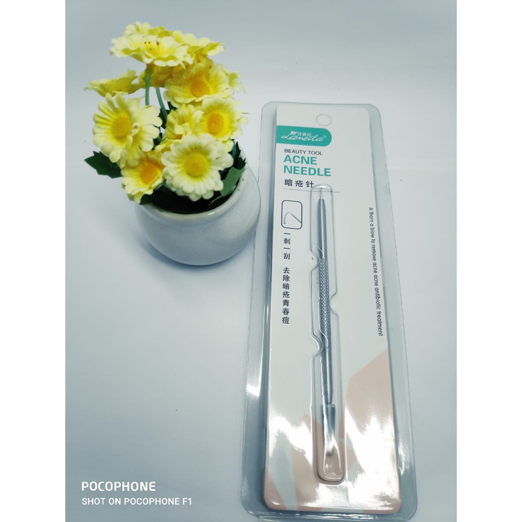 ACNE NEEDLE JARUM JERAWAT DAN RING KOMEDO PREMIUM 12CM LAMEILA TAHAN LAMA AWET HASIL TERBAIK KOREA