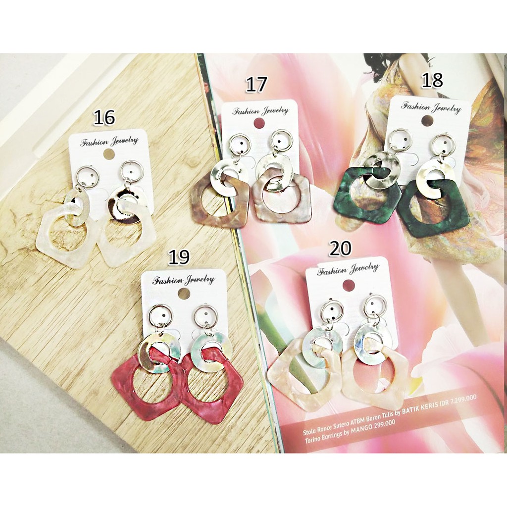 Anting panjang wanita korea fashion 312