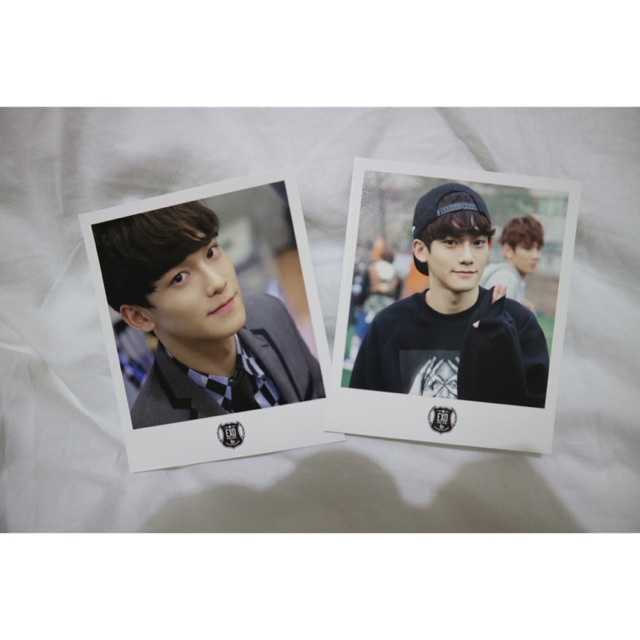 [EXO] Official Polaroid XOXO White Version -  Chen / Jongdae Photocard PC Postcard