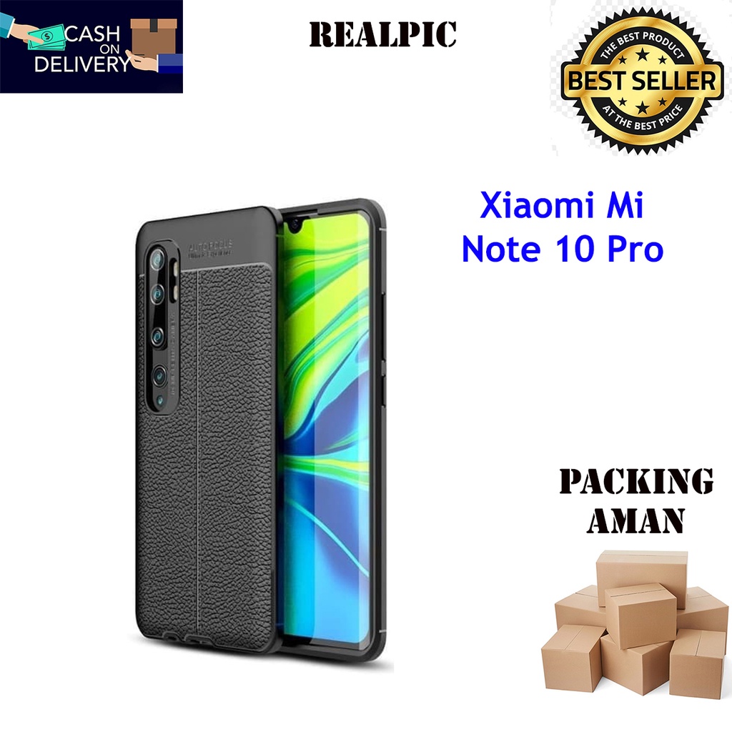 Case Auto Focus Xiaomi Mi Note 10 / Mi Note 10 Pro Leather Experience SoftCase Slim Ultimate / Casing Kulit