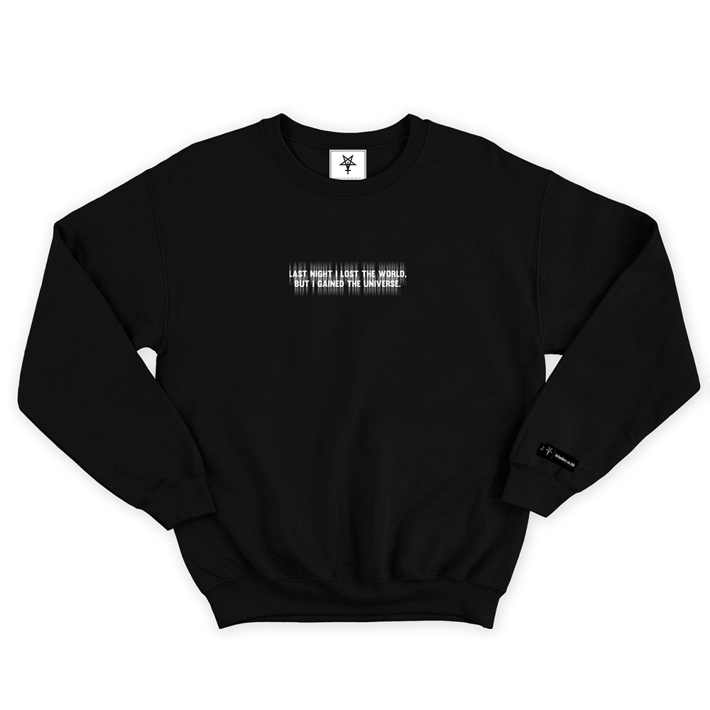 BEHOLDER Crewneck Universe Black