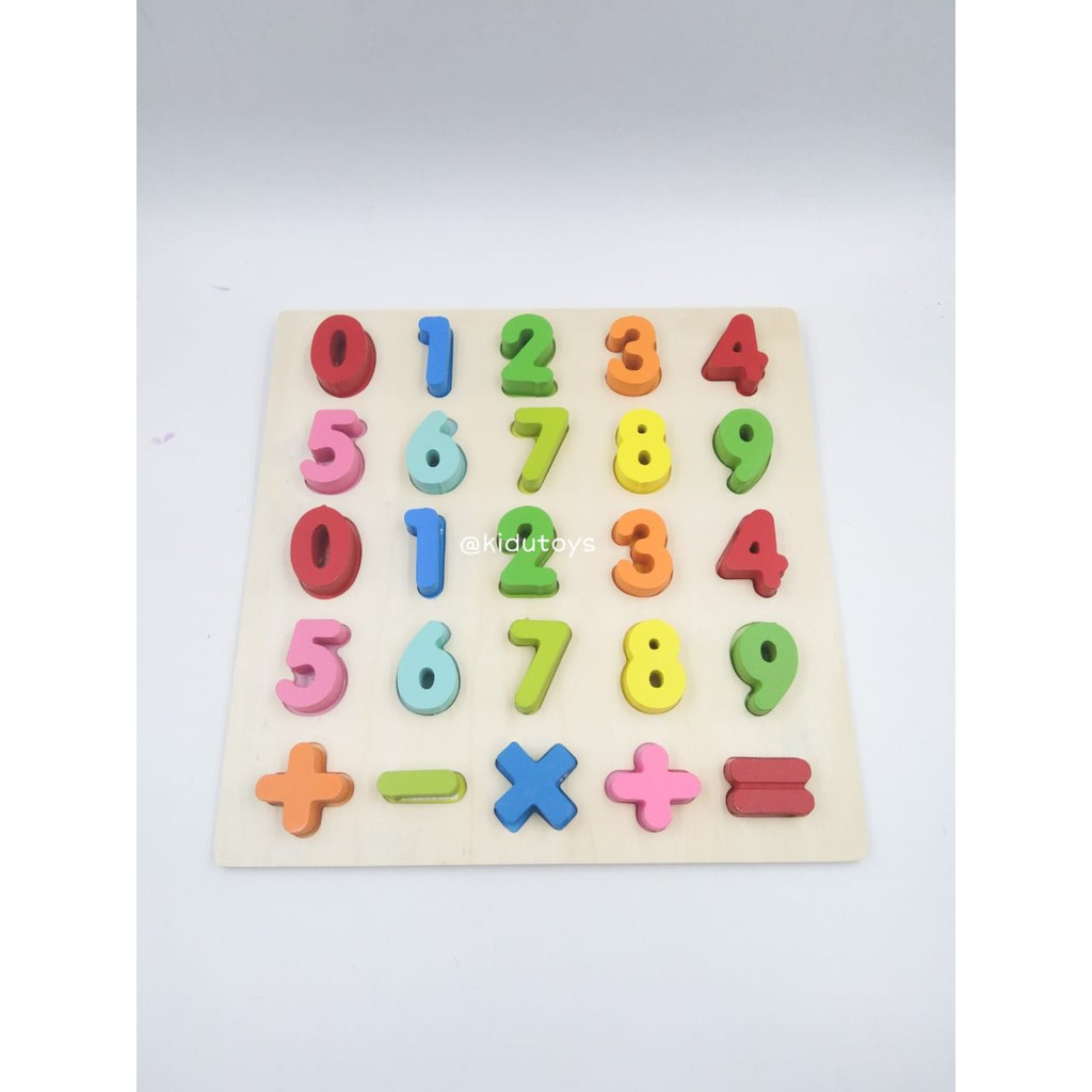 Mainan Anak Puzzle Chuncky Wooden Kidu Toys