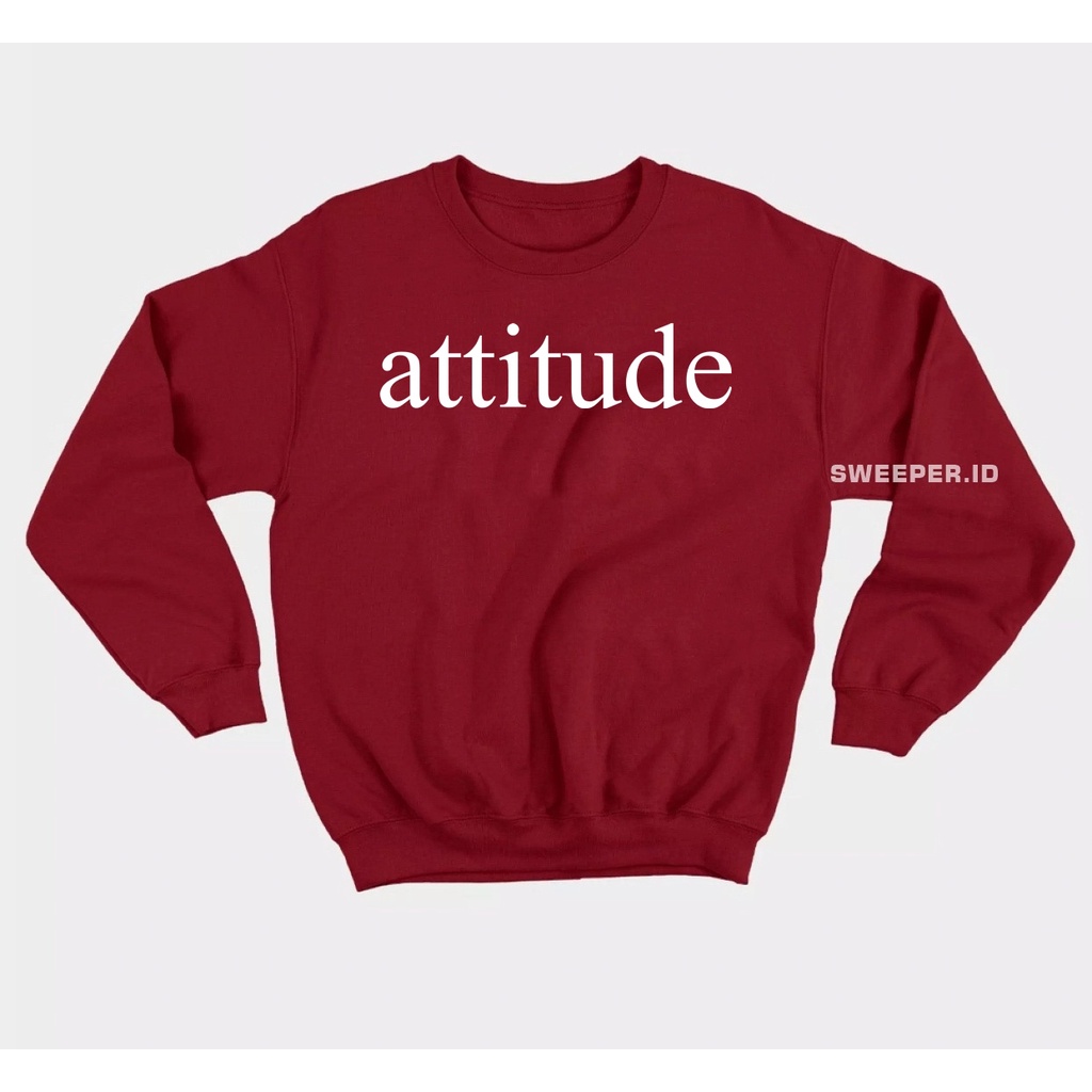 BASIC SWEATER OBLONG ATTITUDE BAHAN FLEECE