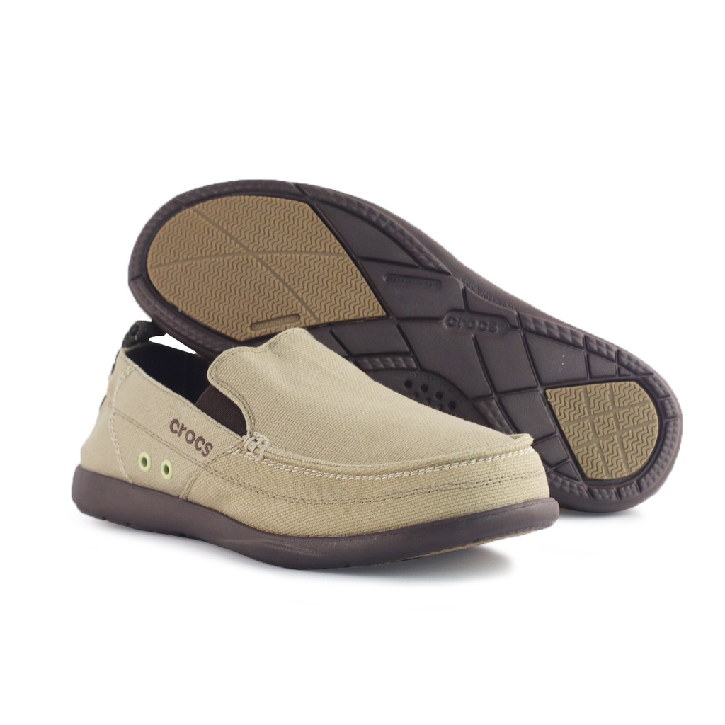 [ LAST STOCK ] SANDAL SEPATU CROCS / CROCS WALU MAN / SANDAL CROCS / SANDAL SEPATU CROCS WALU MAN / SANDAL SEPATU PRIA / WALU MAN - KHAKI