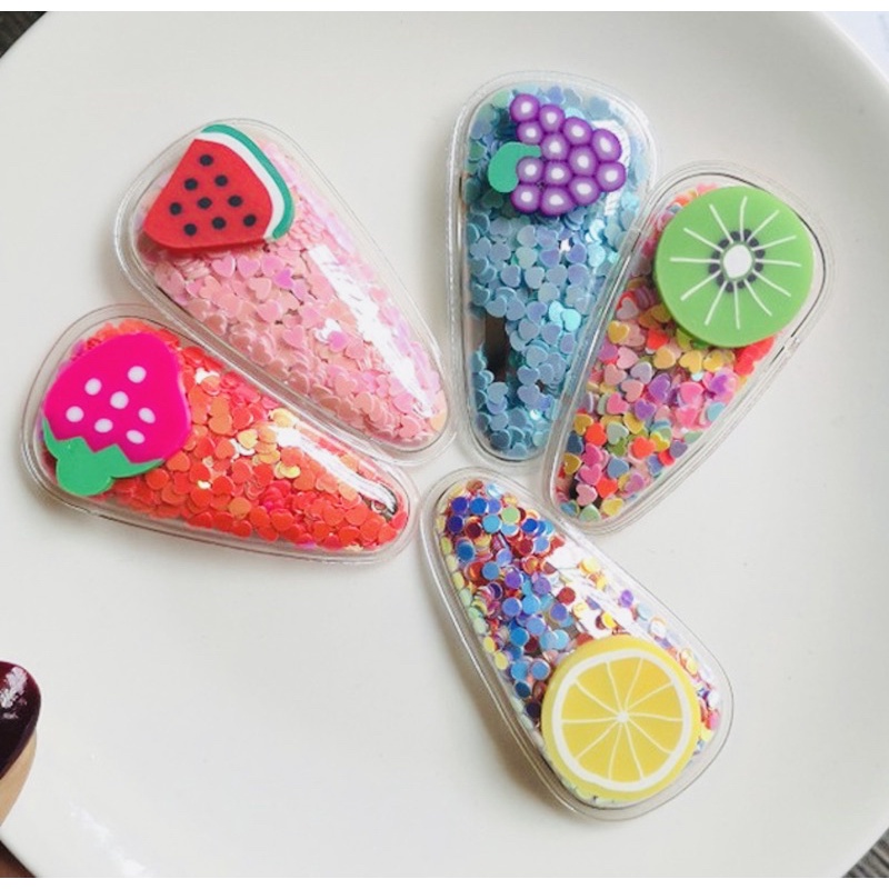Jepit Rambut Anak Perempuan Sparkle Fruity