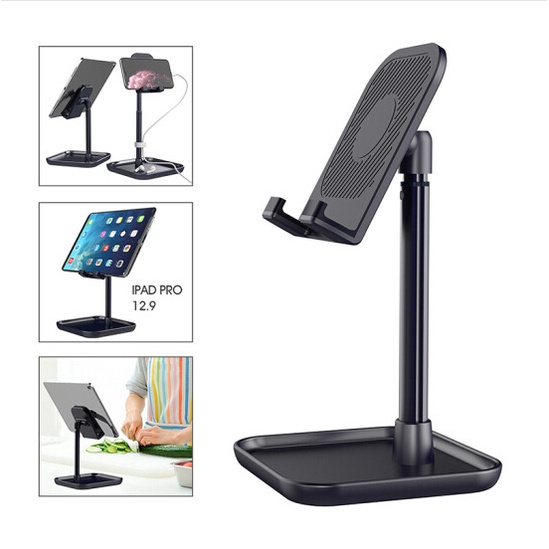 ONLYONE12 Desktop Phone Holder Tablet Holder Adjustable Portabel / Penyangga Handphone Tatakan Hp Bisa di Lipat