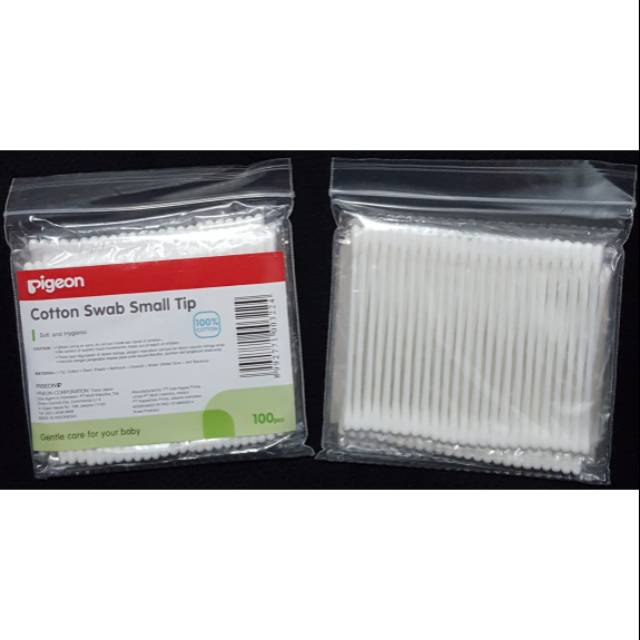 PIGEON Cotton Swab 100's Small Tip / Cotton Bud Kecil / Cotton Bud Bayi