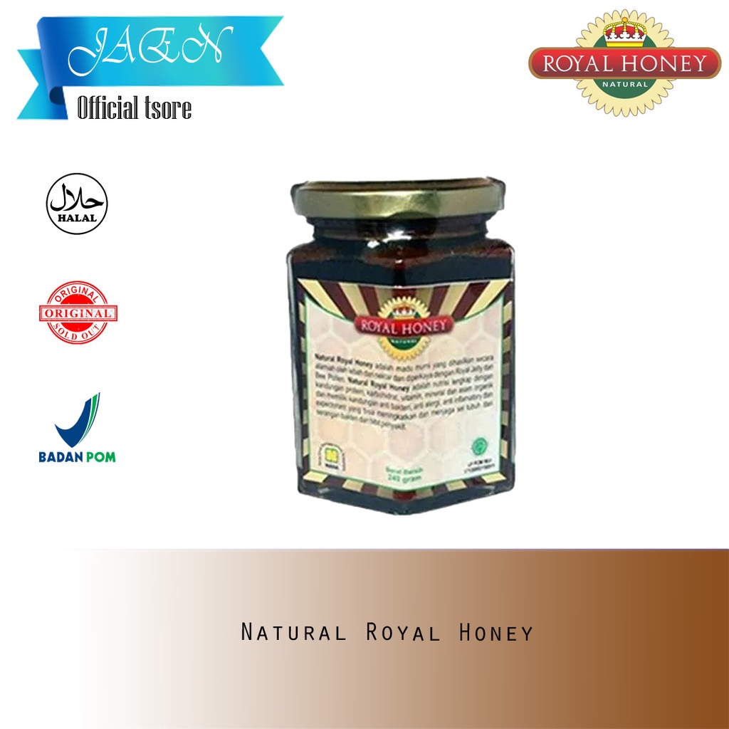 

Natural Royal Honey - Madu Asli - Suplemen & Kesehatan - Original NASA