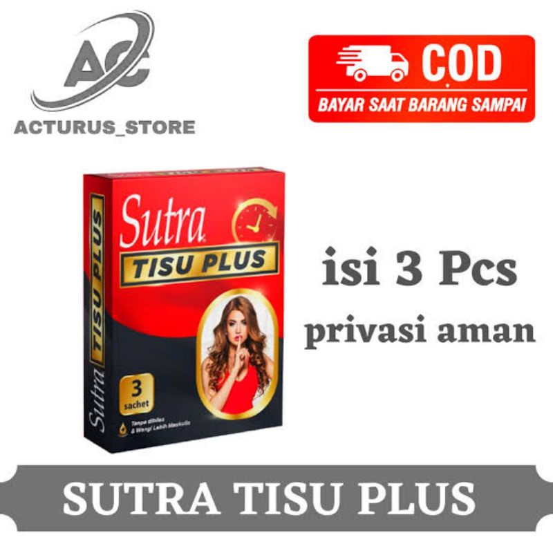 ORIGINAL SUTRA TISU PLUS ISI 3 SACHET / SUTRA TISU MAGIC 3 SACHET