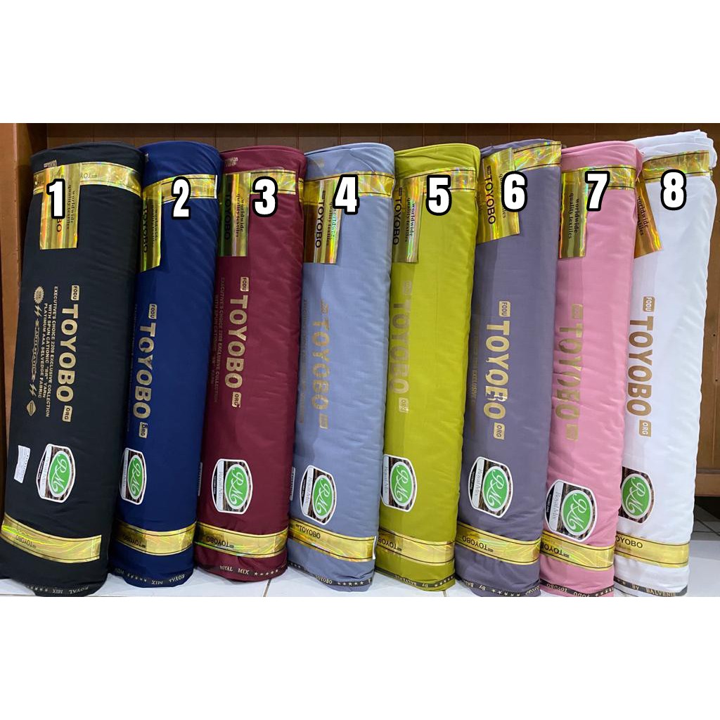 bahan kain katun toyobo sulam